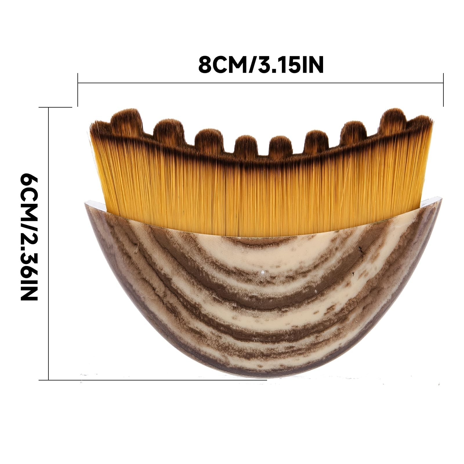 Lymphatic Contour Face Brush – Soft Ergonomic Facial Massage Tool for Drainage