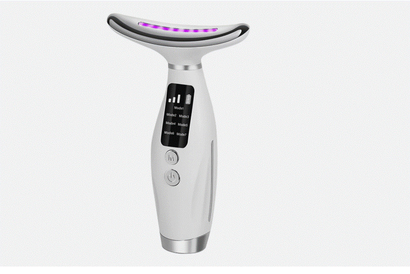 Neck Face Beauty Device Skin Toning Tool for Home Use with 7 Colors Unisex