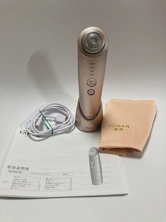 YA-MAN M18-YL RF EMS LED Facial equipment Champagne pink Photo Plus Shiny JAPAN