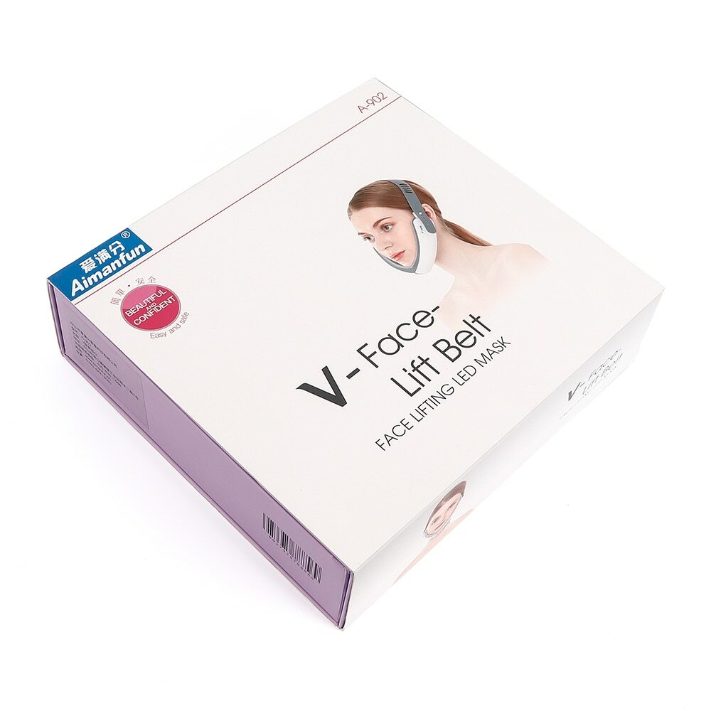 Facial Lifting Device Chin V-Line Up Belt Machine LED Photon Vibration Massager