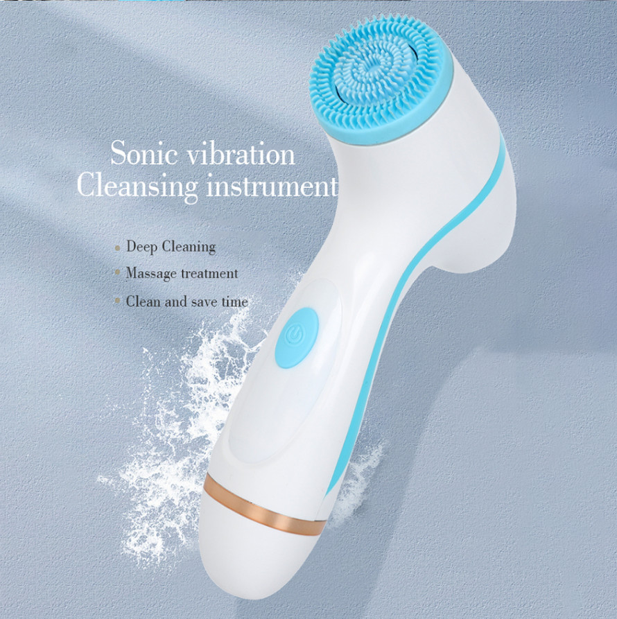 Electric Facial Cleansing Brush, Face and Body Exfoliating Scrubber , Waterproof