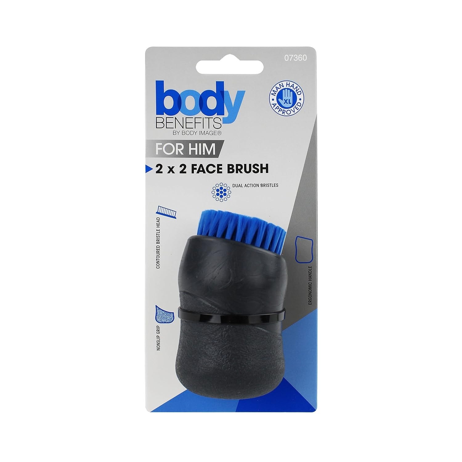 Body Benefits For Him Face Brush 2″ x 2″ XL Moderate Exfoliation by Body Image