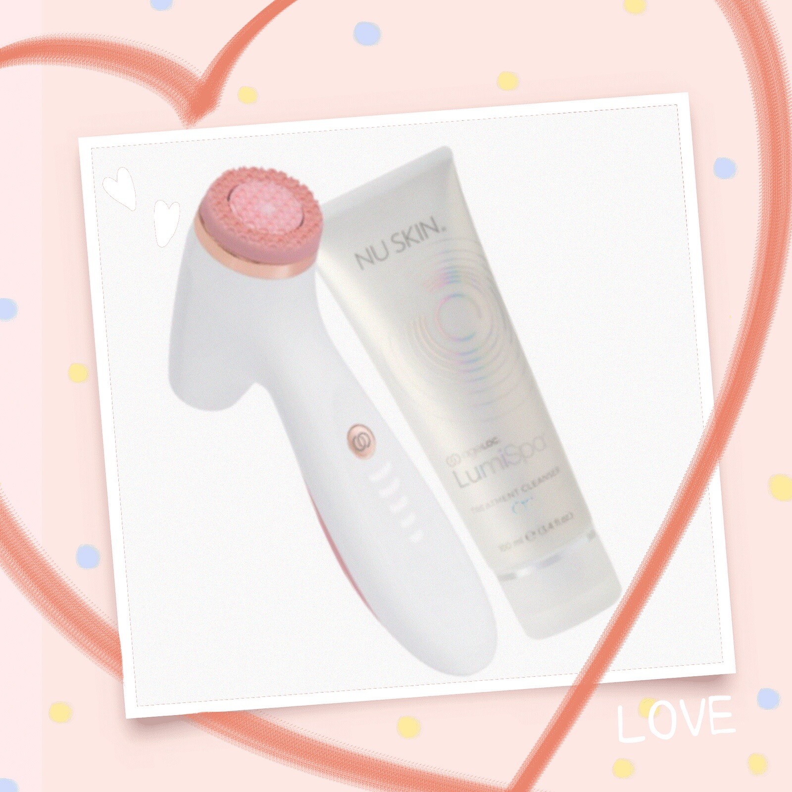 Nu Skin LUMISPA iO, Rose Gold w/Acne/Blemish Cleanser Authentic + Free Gift 🎁
