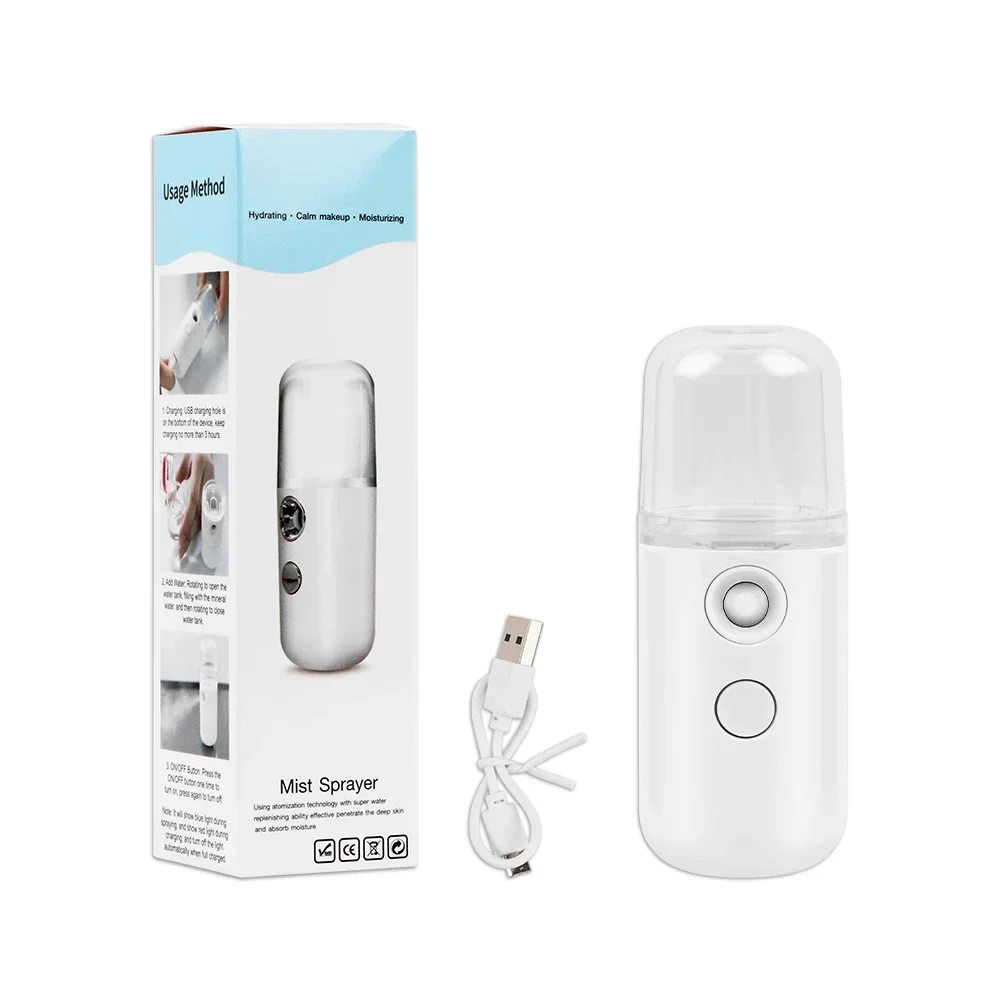 Nano Facial Steamer Facial Mister Portable Face Mister Cool Nano Mist Sprayer fo