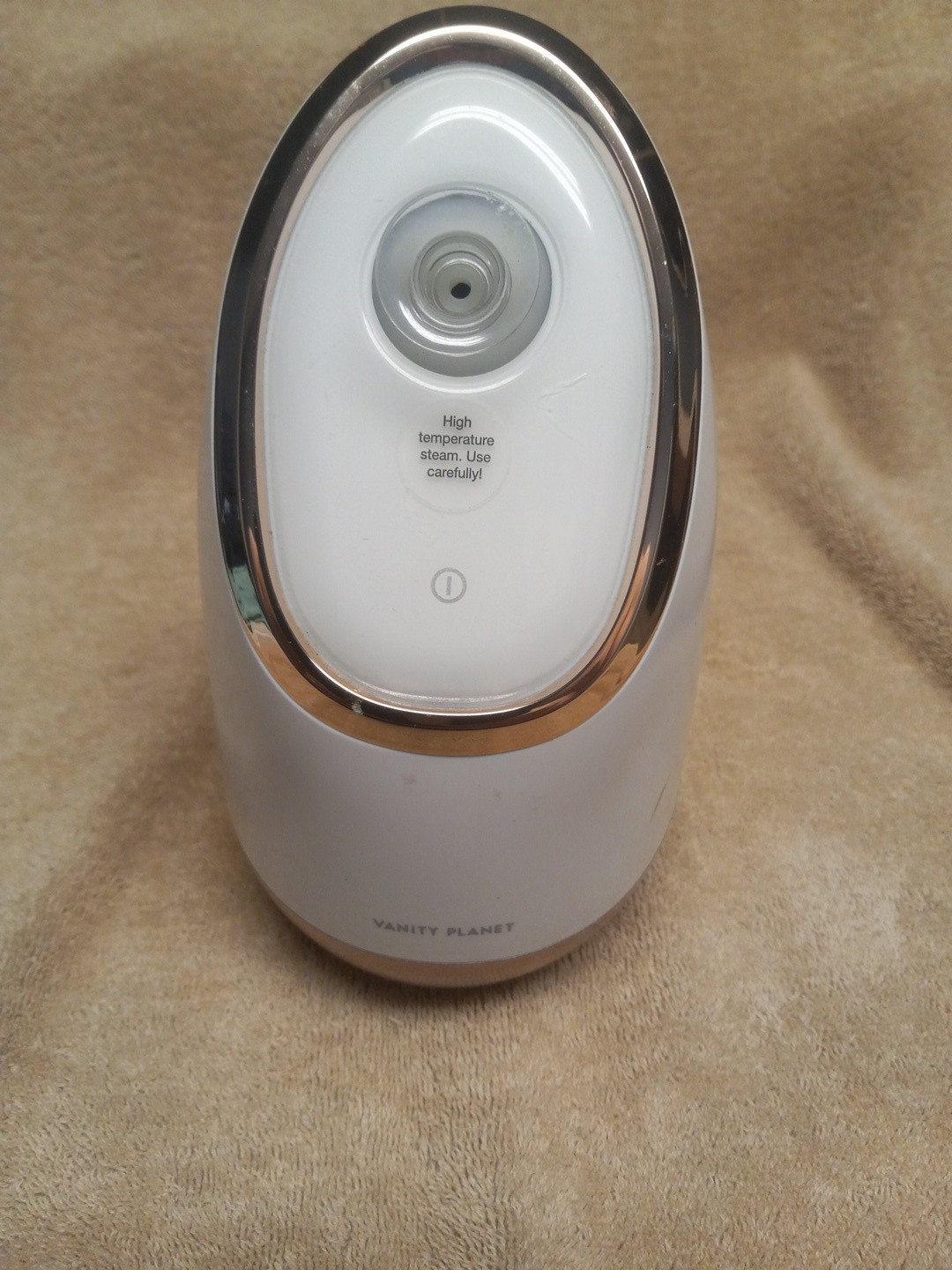 Vanity Planet Aira Ionic Facial Steamer for All Skin, Detoxifies, Rose Gold