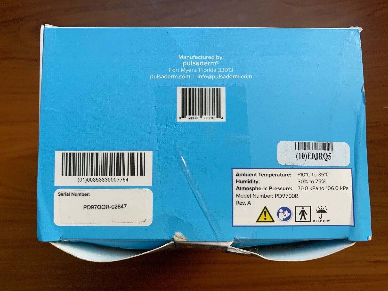 Pulsaderm Acne Clearing Mask Facial Moisturizer PD9700 Open Box