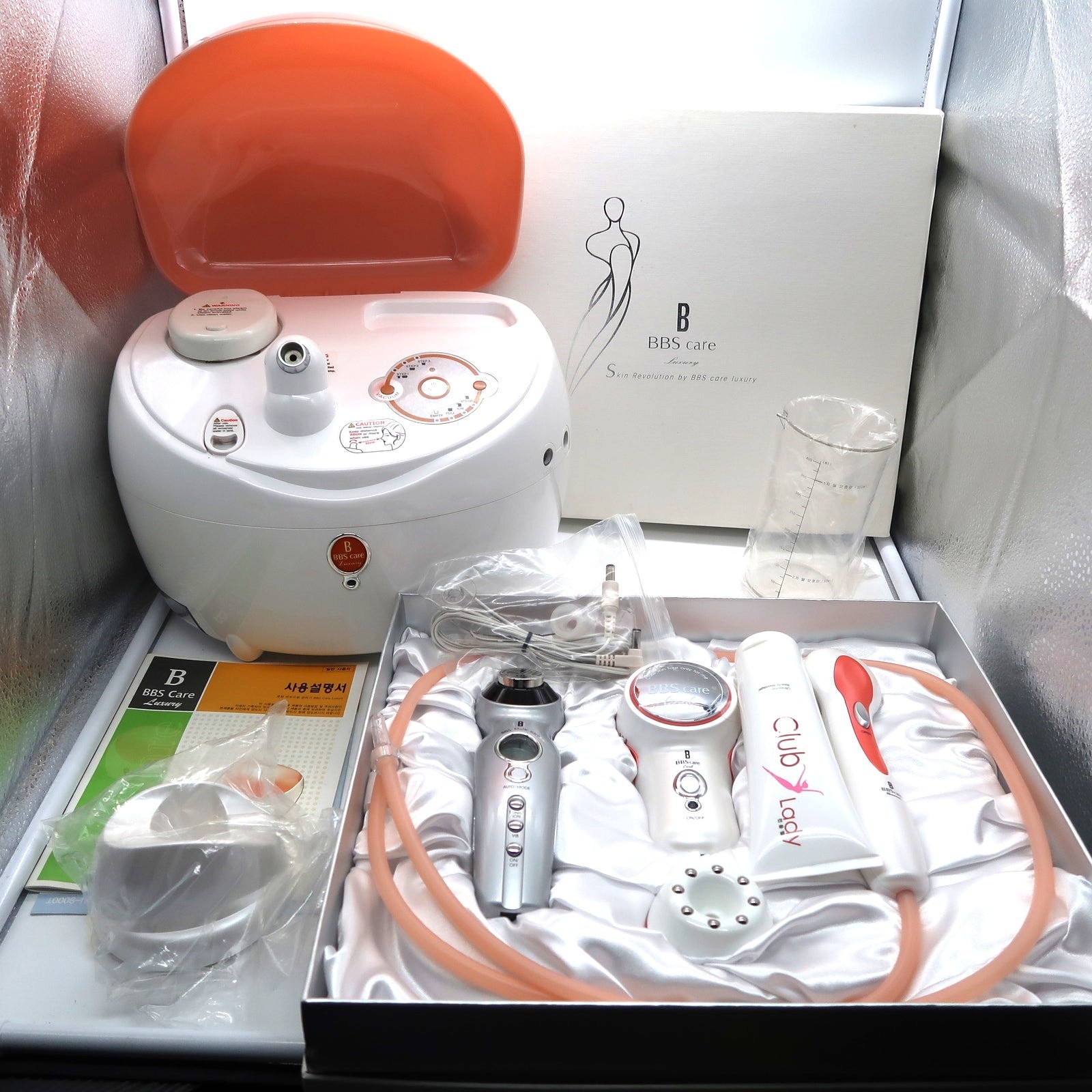 BBS Care Luxury Facial Care Device 4 in 1 steam ultrasonic vacuum cool lifting