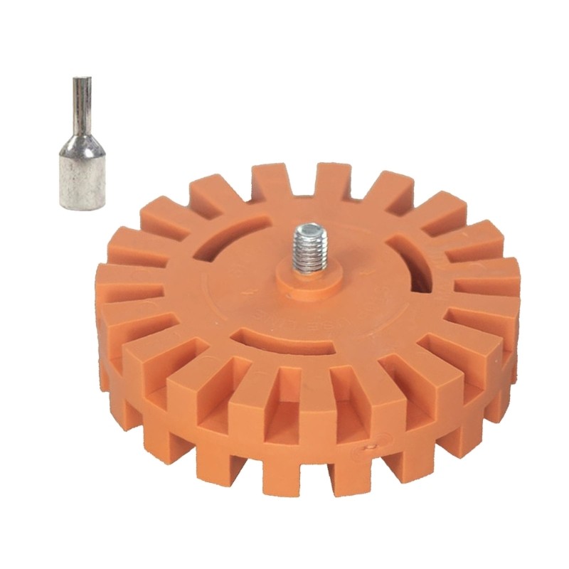 High Performances Rubber Wheel Accessories For Easily Sticker And Glues Removal