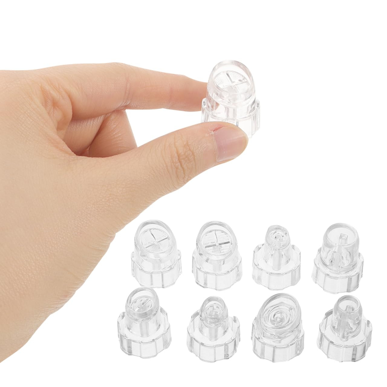 8Pcs Plastic Hydro Facial Machine Tips Heads for Water Oxygen – Beauty Cleaning