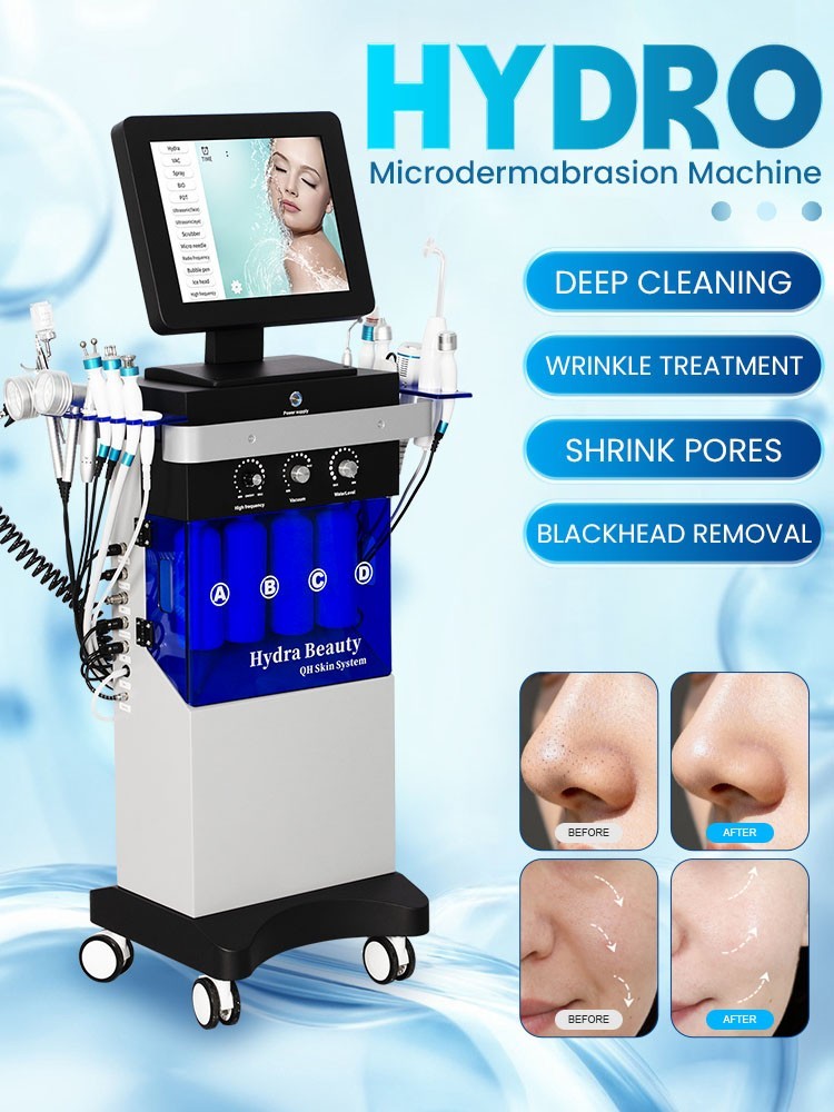 14-in-1 Facial Cleaning Skin brightening Acne Blackhead Removal beauty Machine