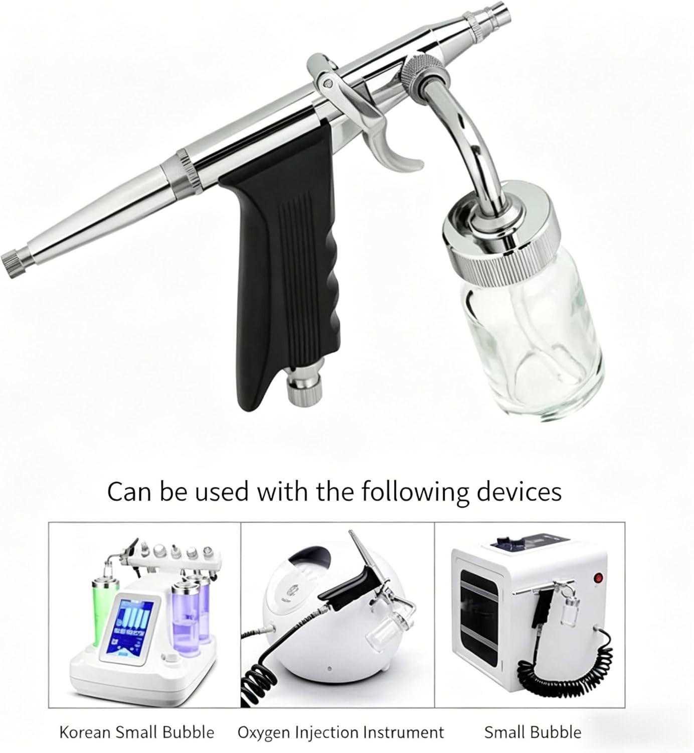 Facial Oxygen Injector Spray Gun Deep Moisturizing Skin Rejuvenation, Atomizatio