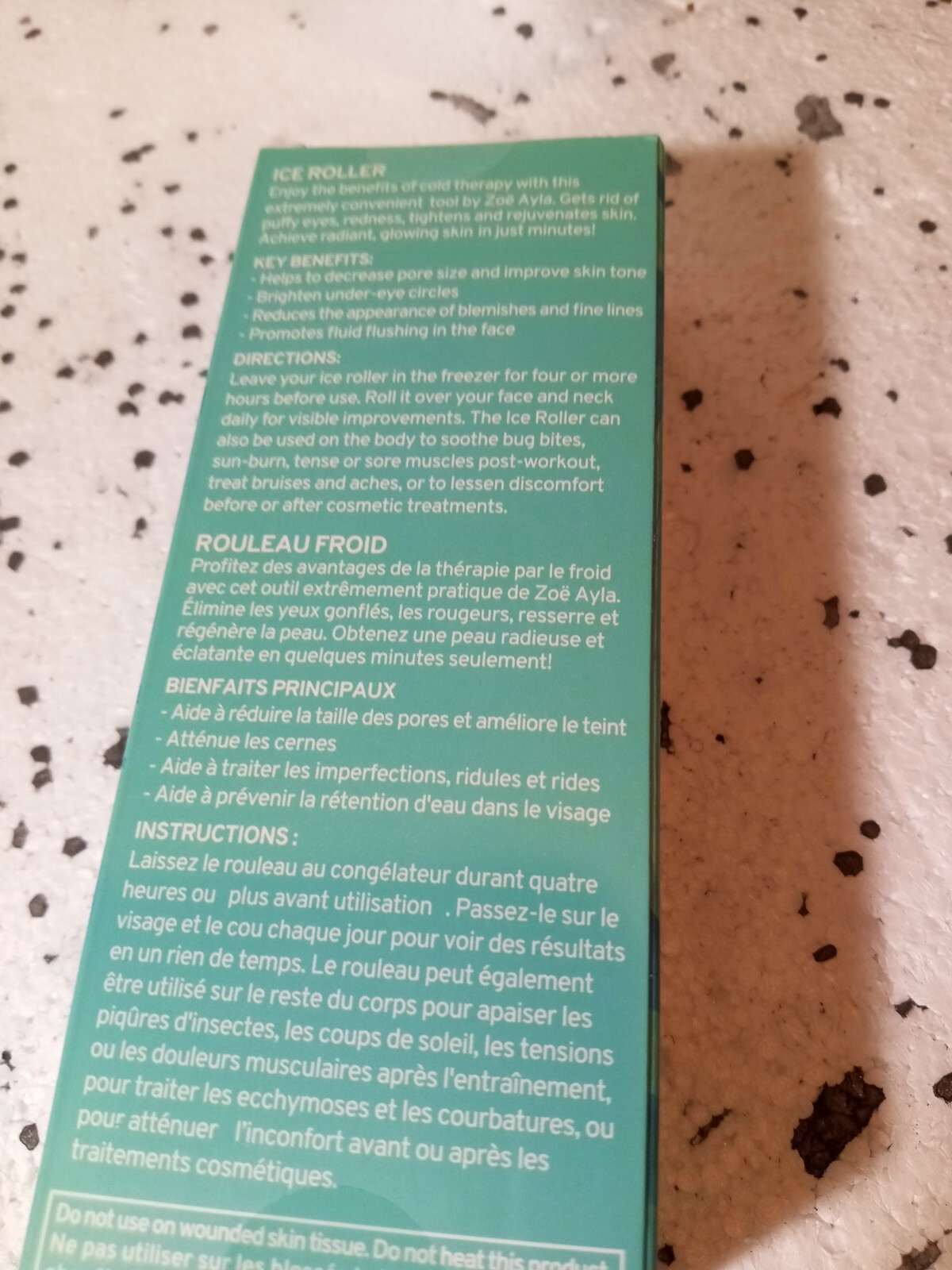 Zoe Ayla, Ice Roller NIB