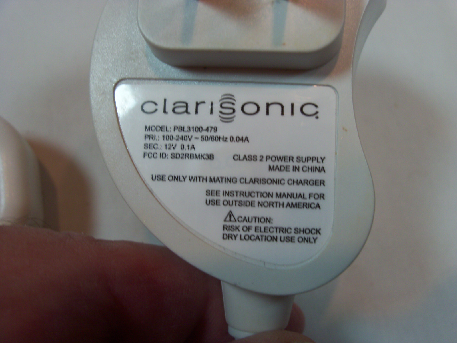 Genuine Charger For Clarisonic MIA1 / MIA2 PBL3100-479 – OEM part