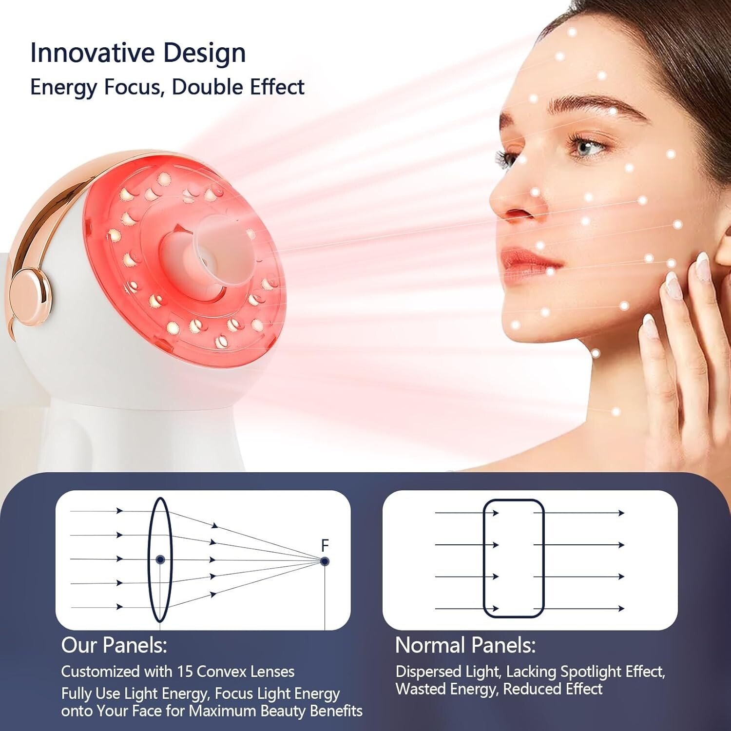 Facial Steamer Hot Mist Humidifier Facial Deep Cleaning Led Nano Iconic 3 In 1