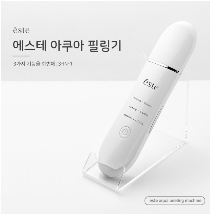 ESTE Aqua Peeling Galvanic Ion Massager Lifting Cooling Peeling Anti-Aging