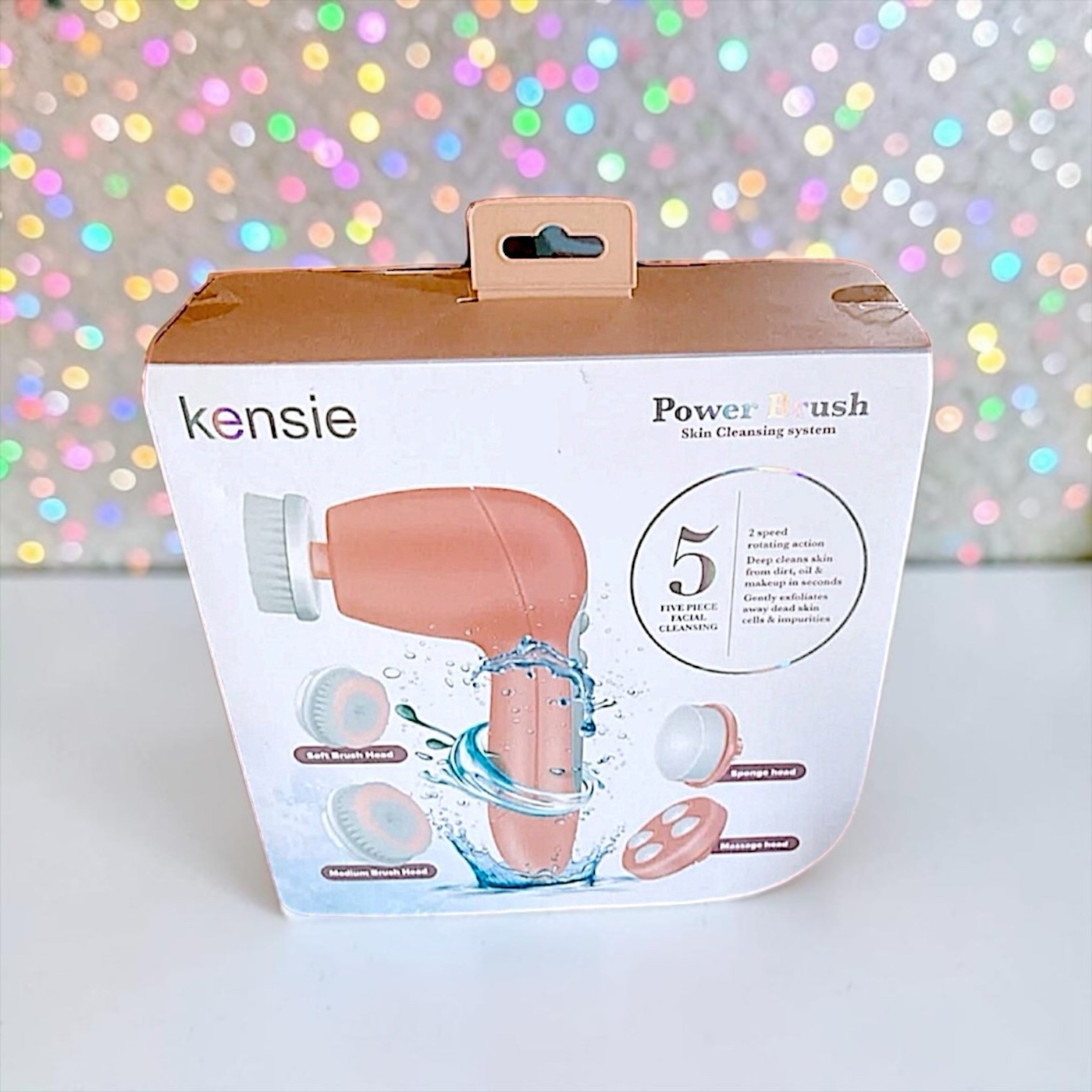 Kensie Beauty – Power Brush Set in CORAL RV $49.99 Brand New in Box