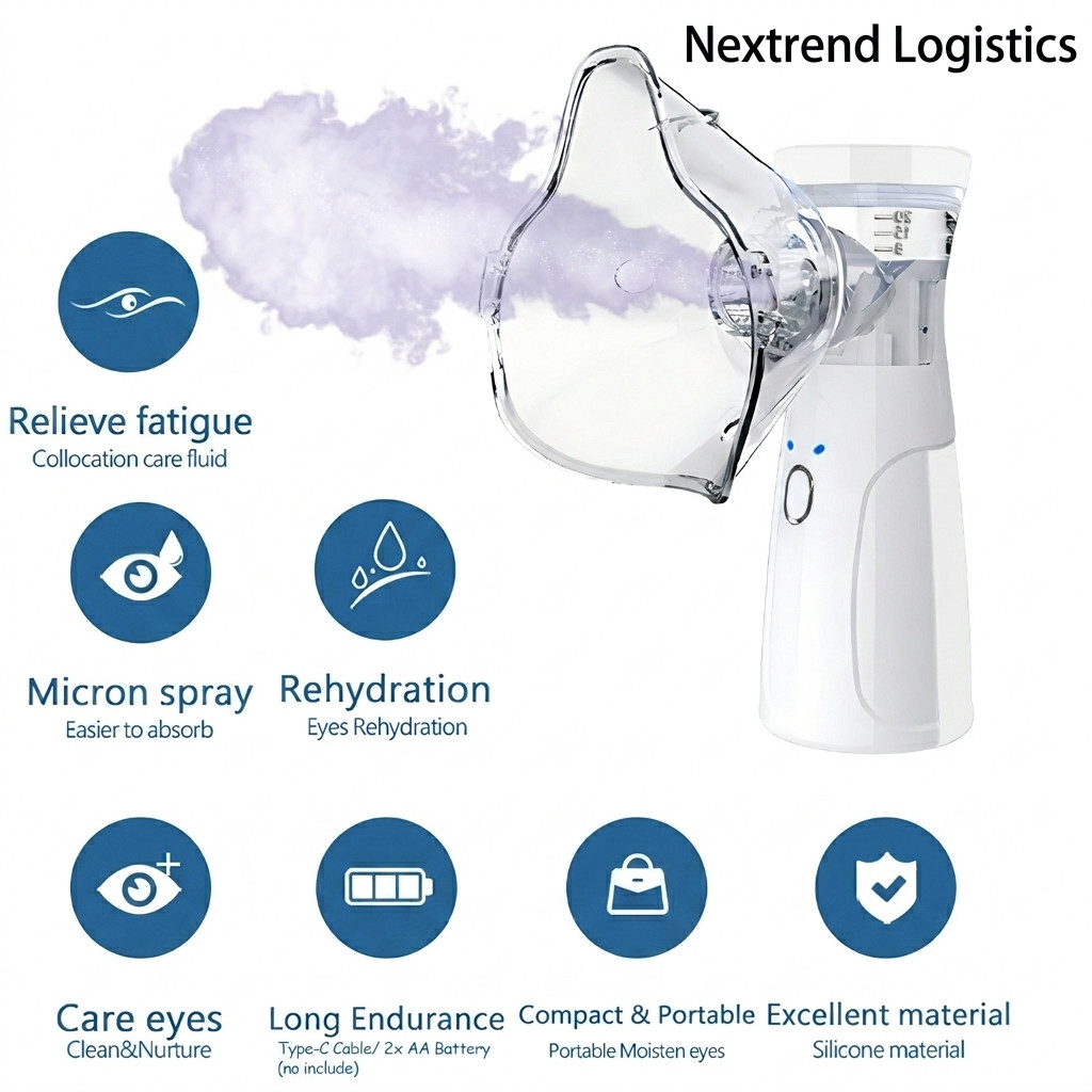 USB Mini Facial Steamer, Mister, Facial Sprayer, Humidifier 110 V.