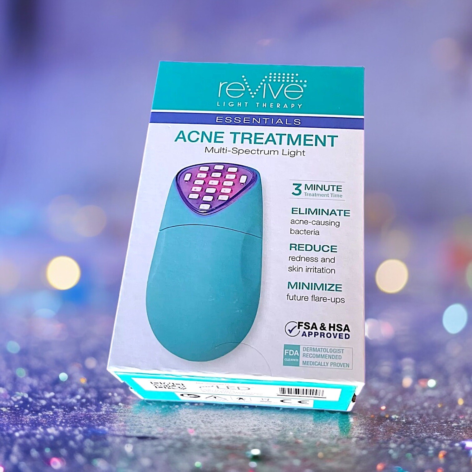 Revive Light Therapy Essentials For Acne Treatment Brand New In Box
