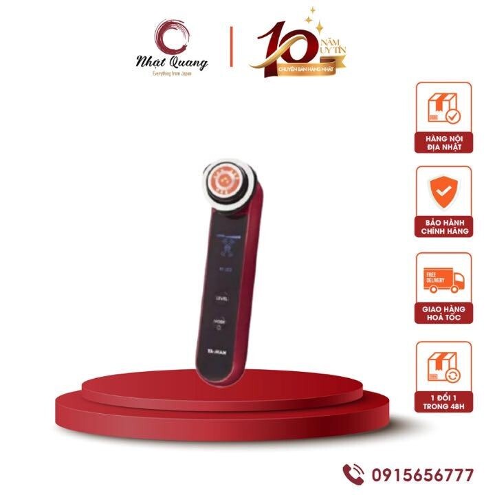 New YA-MAN Beauty Machine RF Beaute Photo Plus Ruby HRF-24R Facial Massager
