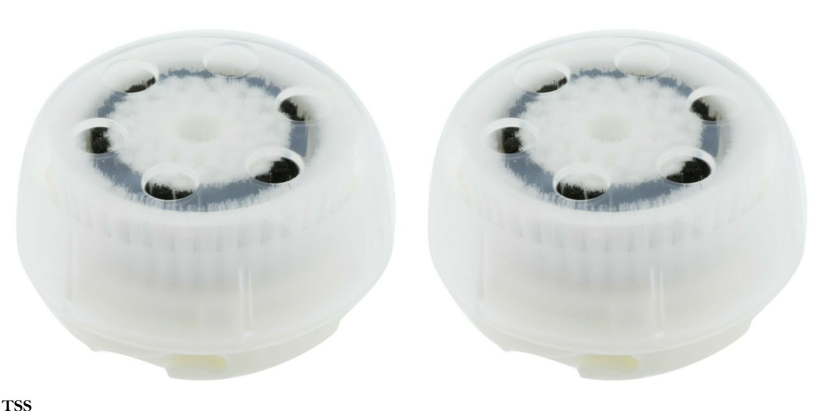 2-PK SENSITIVE Facial Brush Head Replacements Mia Aria Smart Fit All Clarisonic
