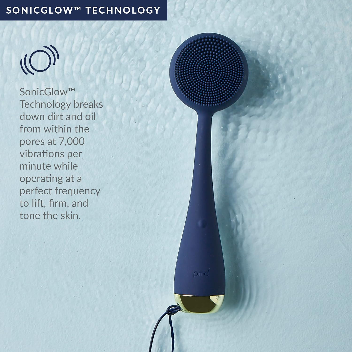 PMD Beauty Clean Body – Elecrtic Smart Cleansing Device with Silicone Brush & Th