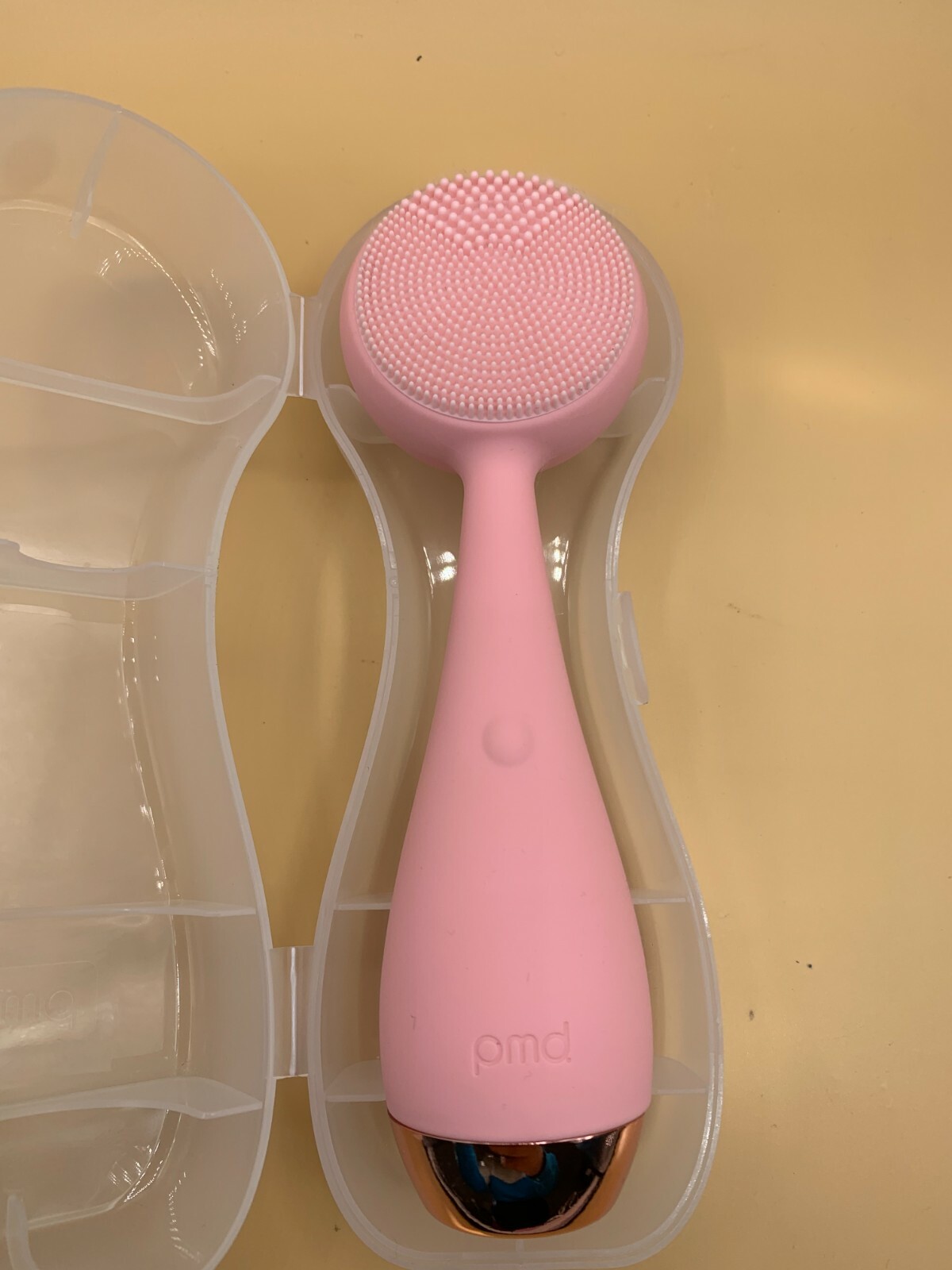 PMD Clean Pro RQ – Smart Facial Cleansing Device, Blush with Rose Quartz