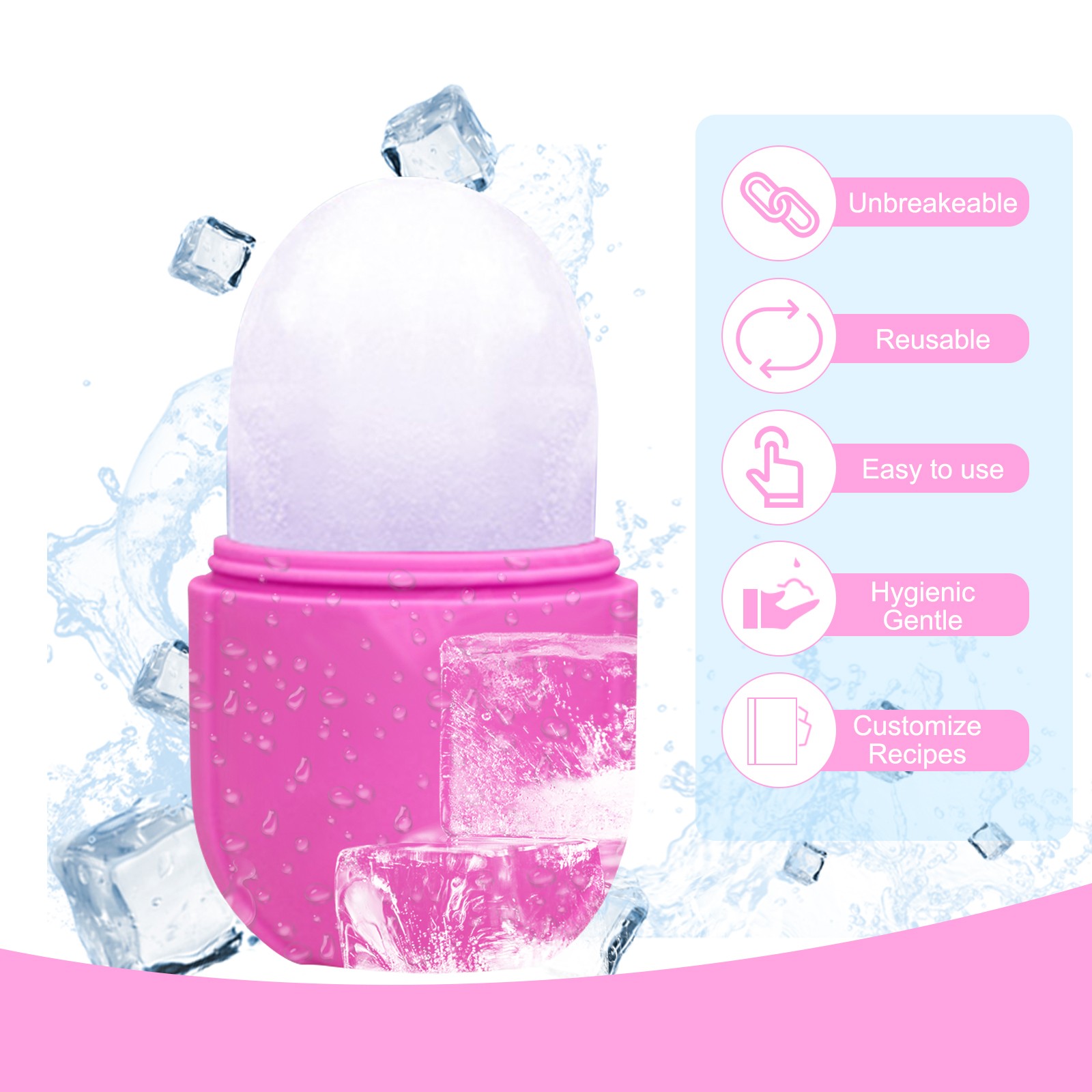 Reusable Facial For Face Eyes Pore Tightening Brightening Skincare