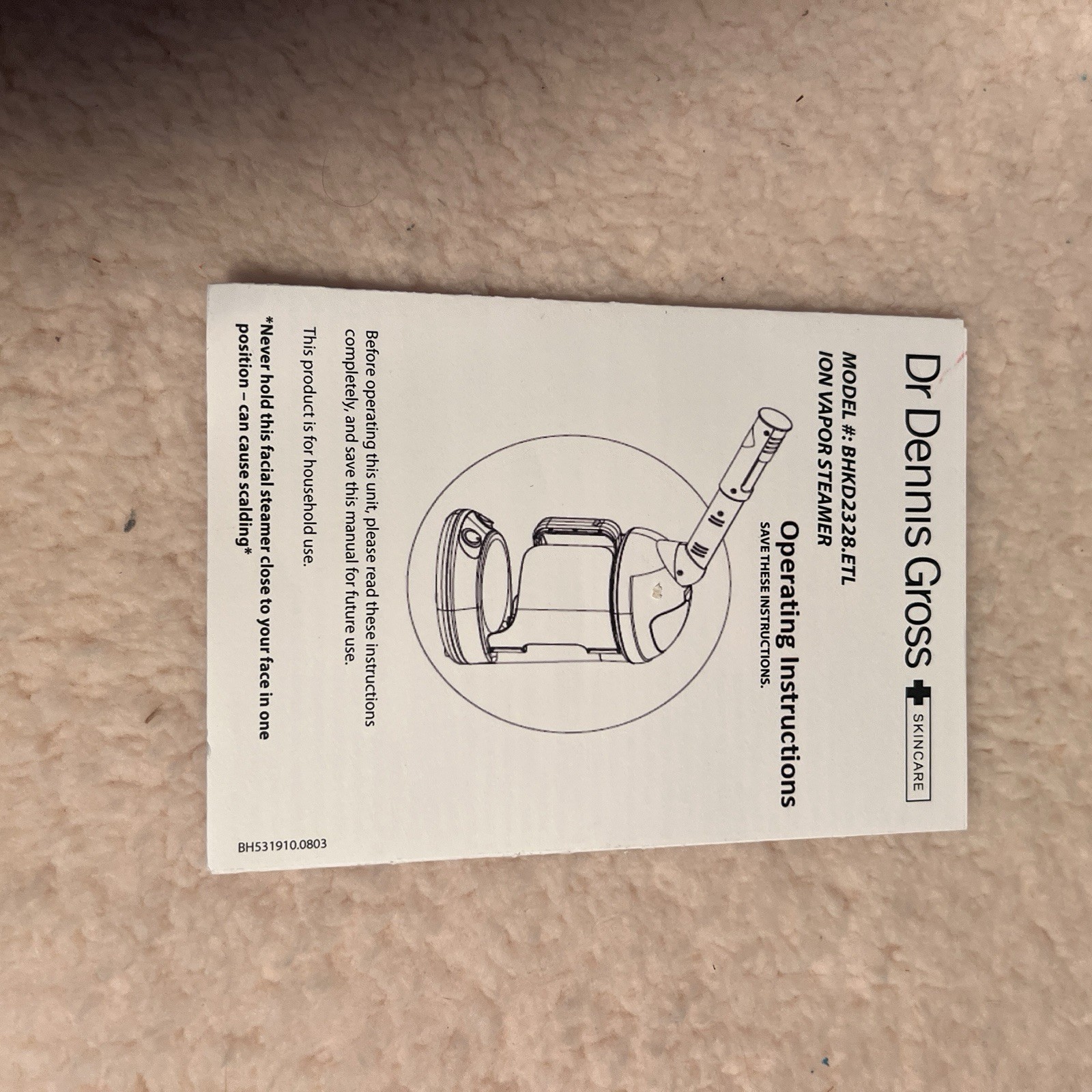 Dr. Dennis Gross Skincare Facial Steamer Solutions Device