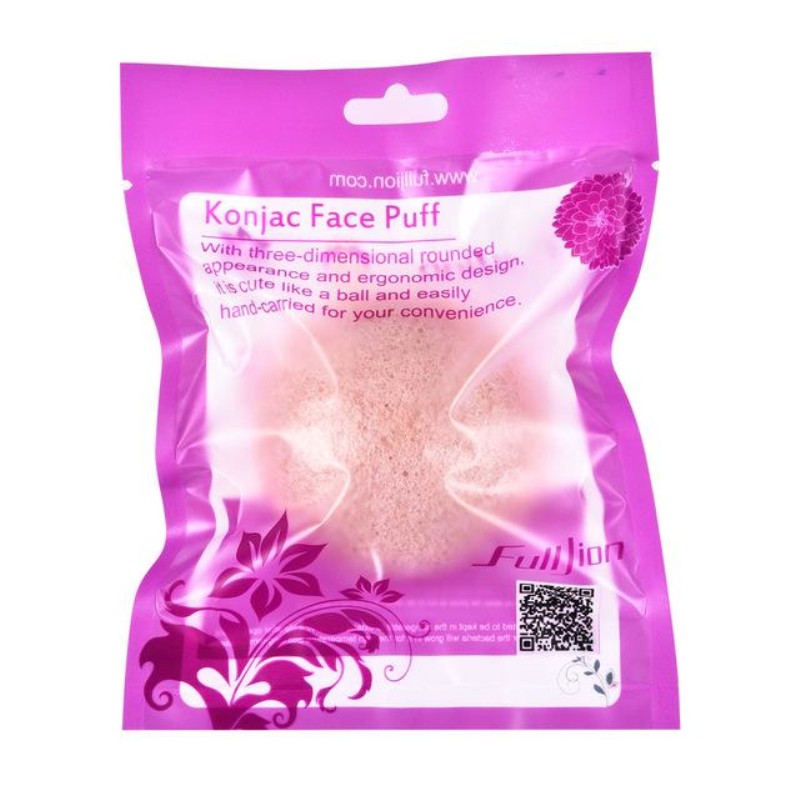 Konjac Facial Cleansing Sponge Natural Exfoliating Face Wash Puff Deep Pore Clea