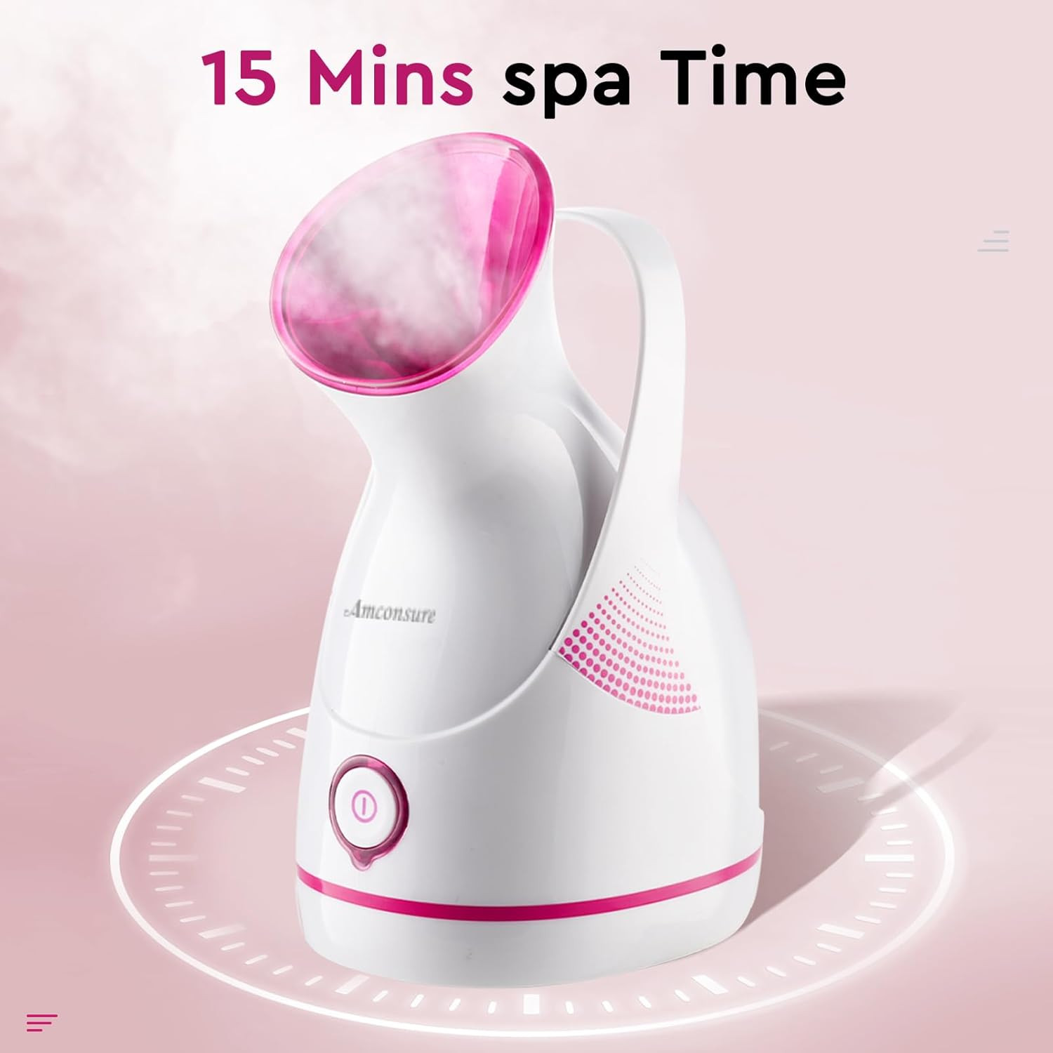 Facial Steamer – Nano Ionic Face Steamer Warm Mist Steamer for Home Sauna
