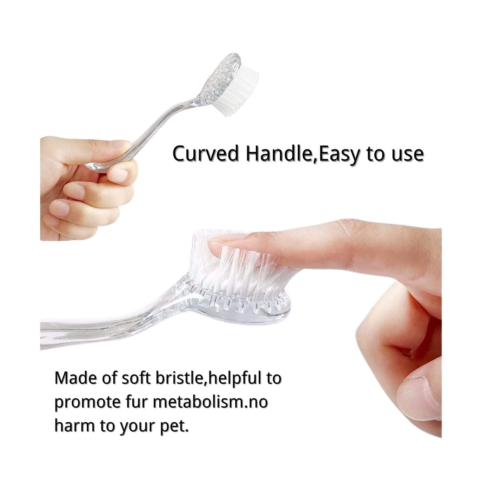 3 Pack Hamster Brush – Small Animal Bath Brush with Lid Soft Cleansing Brush …