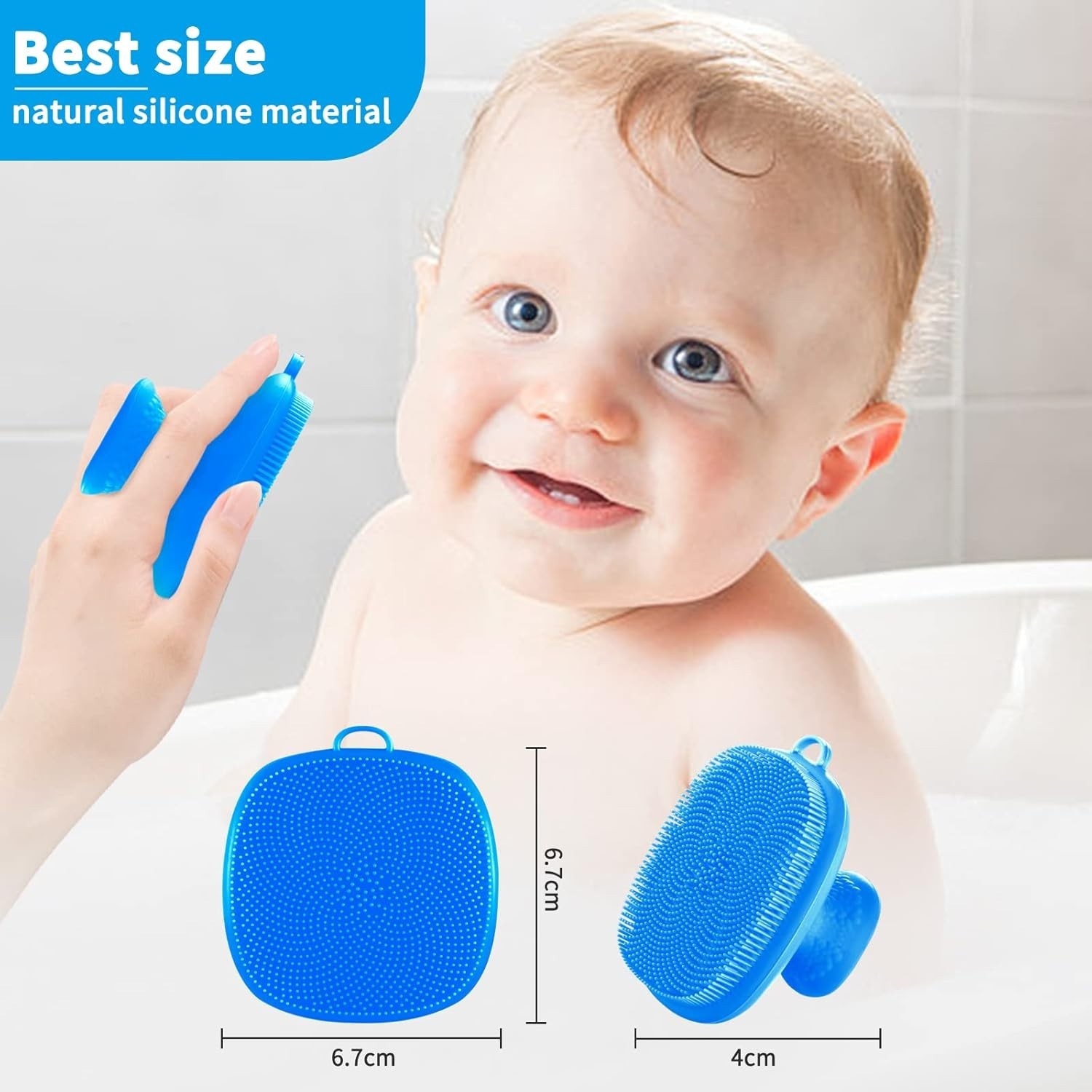 Silicone Face Scrubber for Men Facial Cleansing Brush Silicone Face Wash Brus…