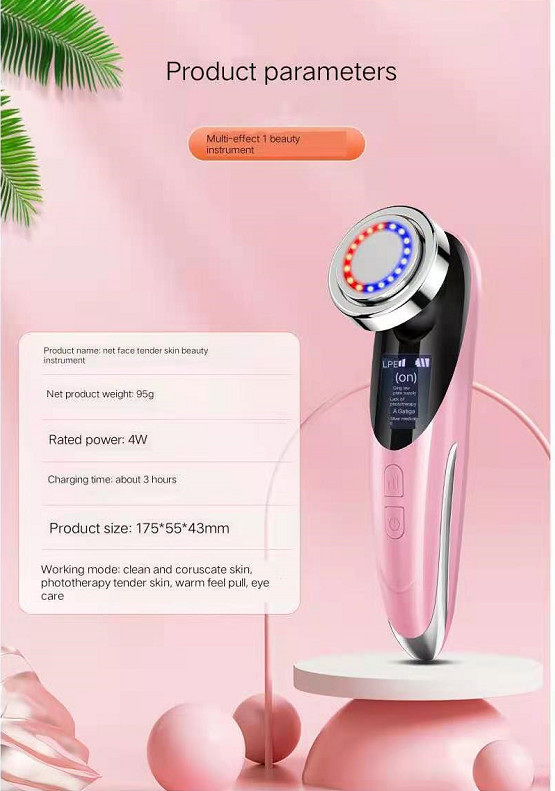 LED Photon Facial Lifting Massager Skin Tightening Rejuvenation Beauty Machine