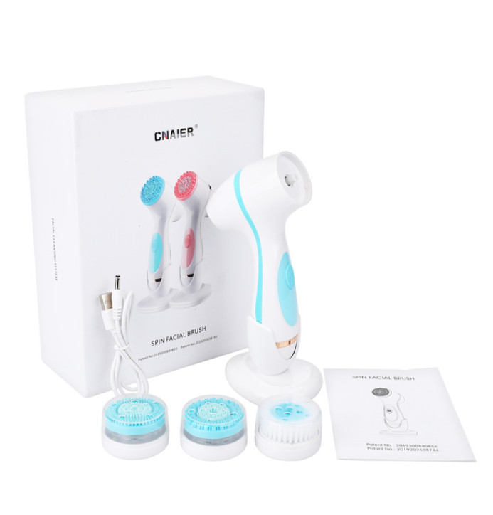 Electric Facial Cleansing Brush, Face and Body Exfoliating Scrubber , Waterproof