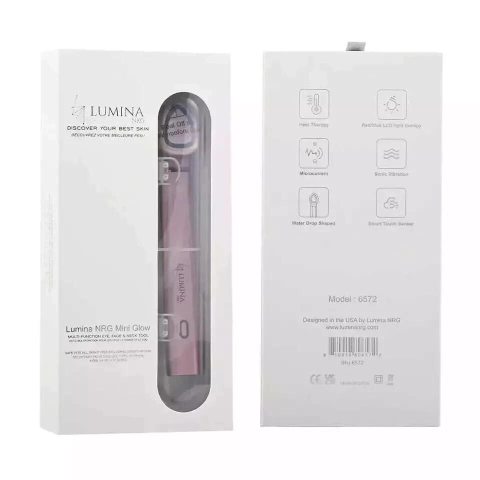 Lumina NRG Mini Glow 6572 Multi-Function Eye, Face & Neck Tool New!