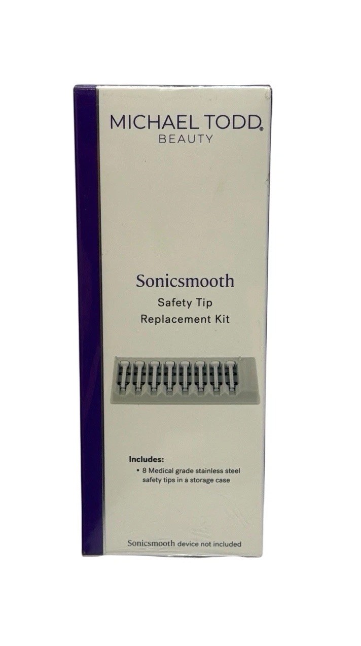 Michael Todd Beauty 2 in 1 Sonic Dermaplaning At Home 8 Count Replacement Kit