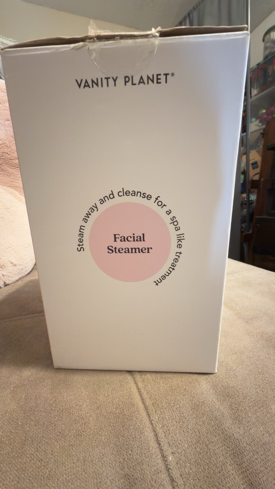 Vanity Planet Facial Steamer White Hydrates Skin, Use with Essential Oils
