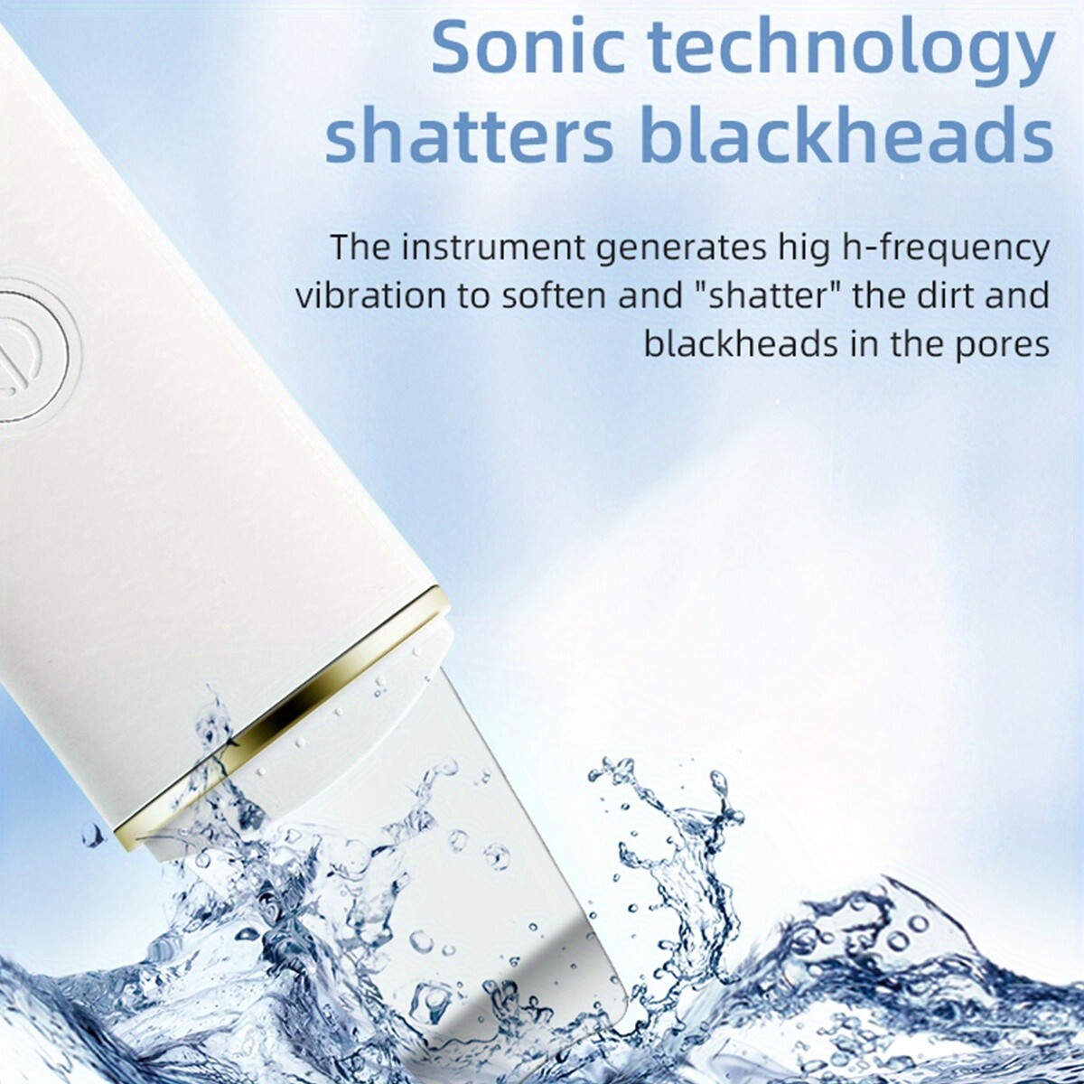 Pore Deep Cleansing Blackhead Scraper Skin Care Beauty Tool, Electric Spatula