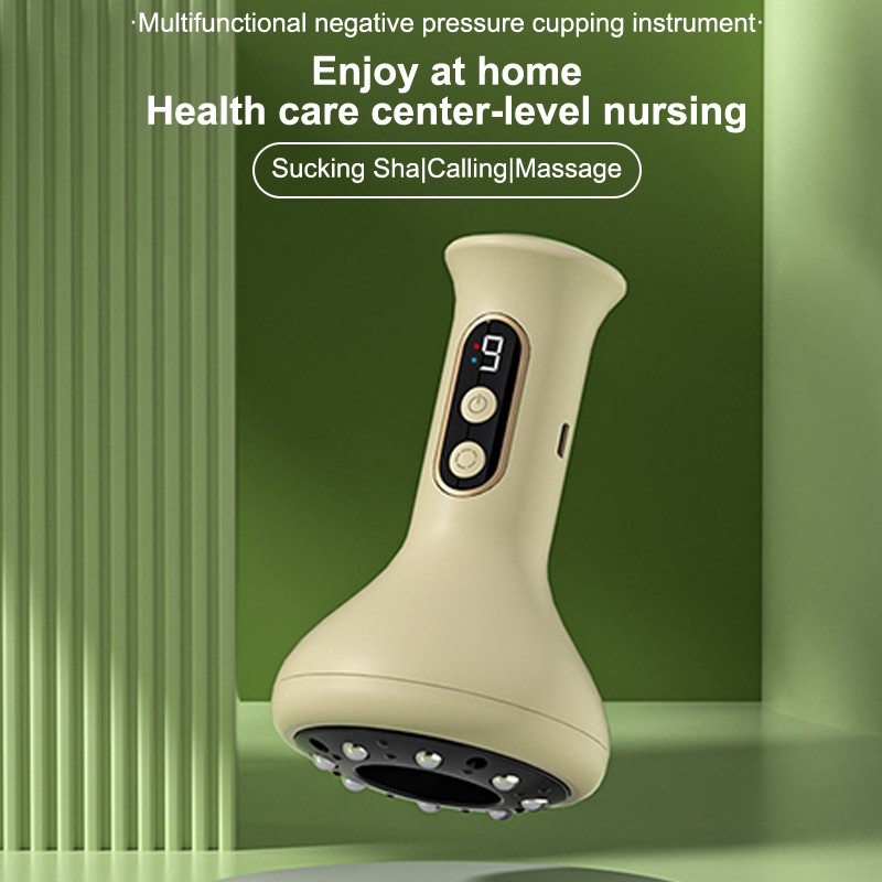 USB Rechargeable Abdominal Massager For Hot Compress Adjustable Cupping Massage