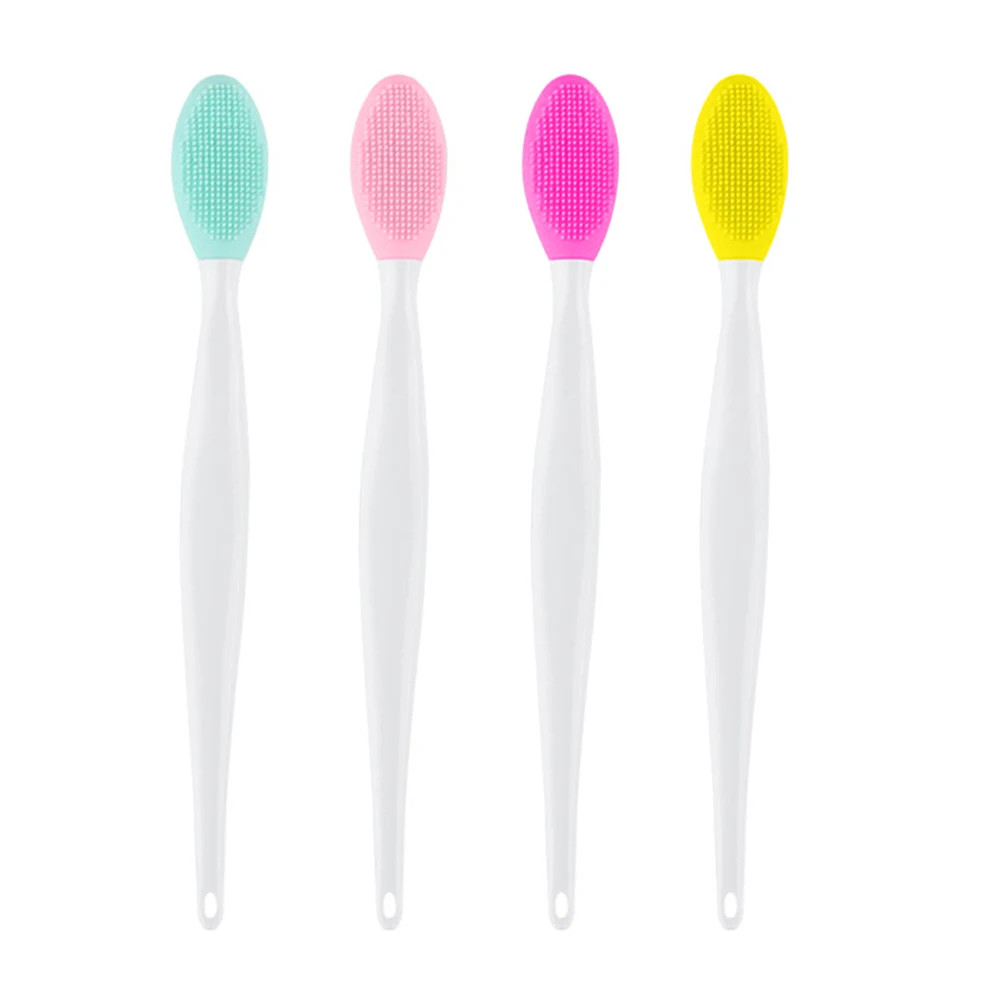1PC/4PCS Beauty Skin Care Wash Face Silicone Brush Exfoliating Nose Clean Blackh