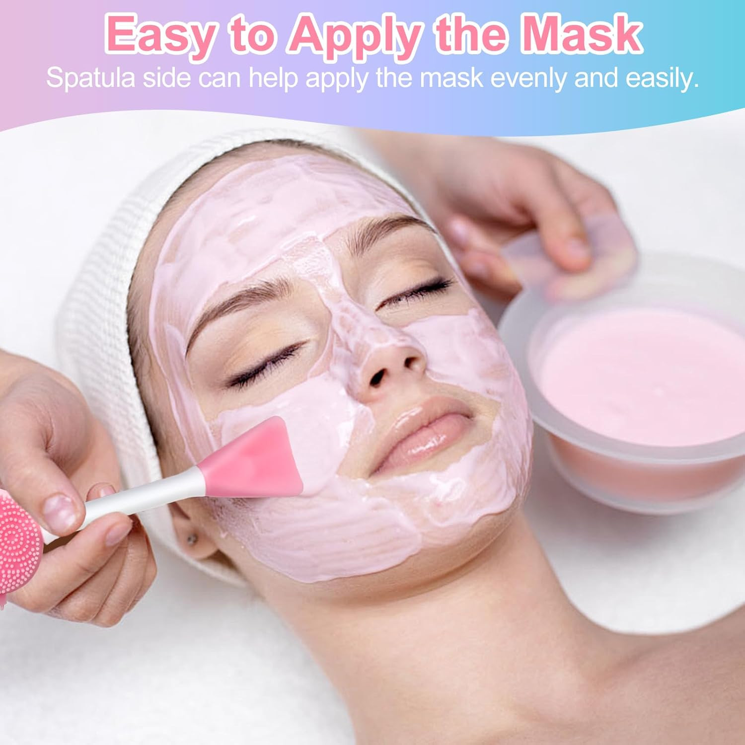 Silicone Face Scrubber Face Mask Brush Exfoliating Lip Cleansing Facial Cleansin