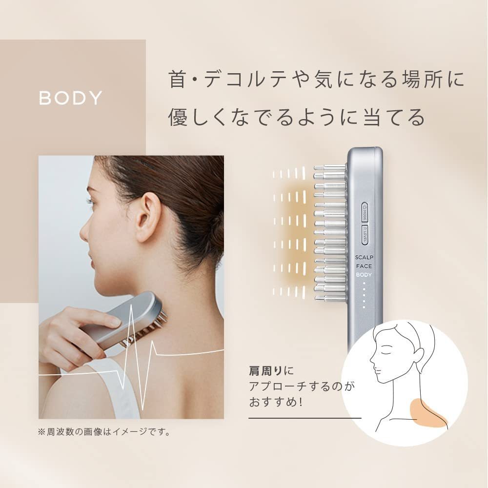 SALONIA EMS Lift Brush Face Care Beauty Esthetic Facial Device Home Esthetic