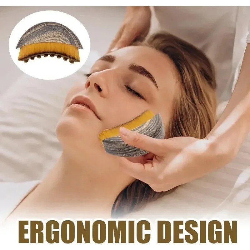 Lymphatic Contour Face Brush Sculpting Anti Puffiness Detox Lift Skin Glow