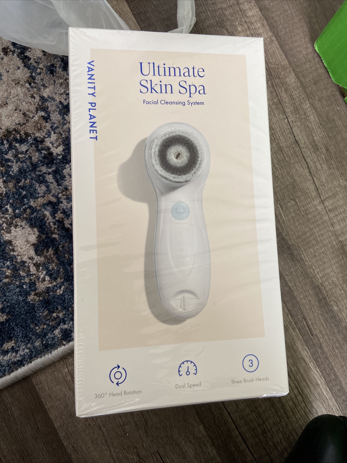 Vanity Planet Ultimate Skin Spa Cordless Facial Cleansing Brush Set