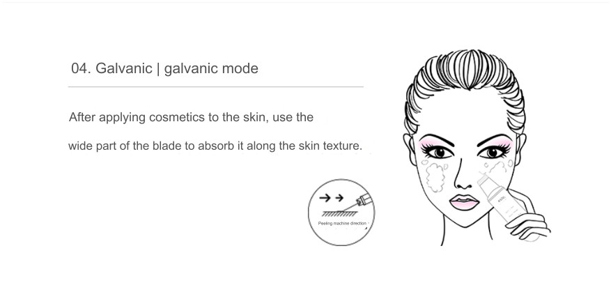 ESTE Aqua Peeling Galvanic Ion Massager Lifting Cooling Peeling Anti-Aging