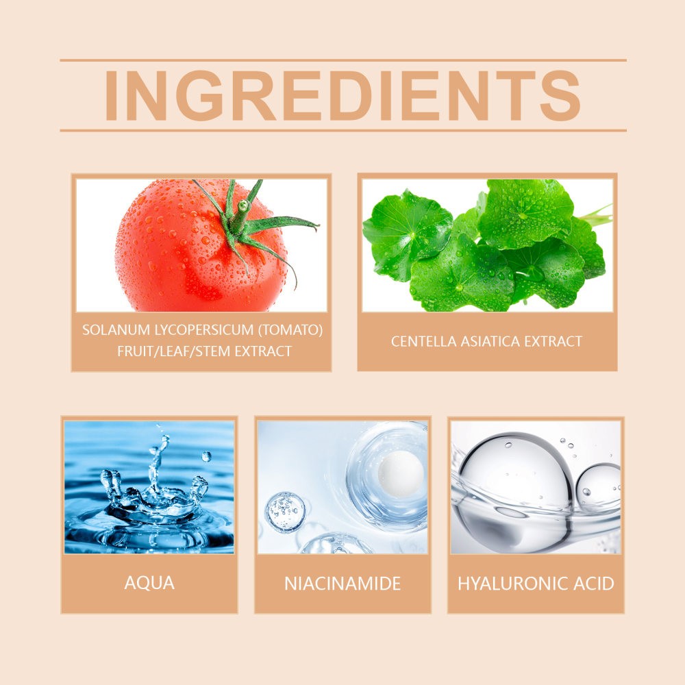 Tomato Cleanser ntle Cleansing Skin Pores Refreshing Oil Control