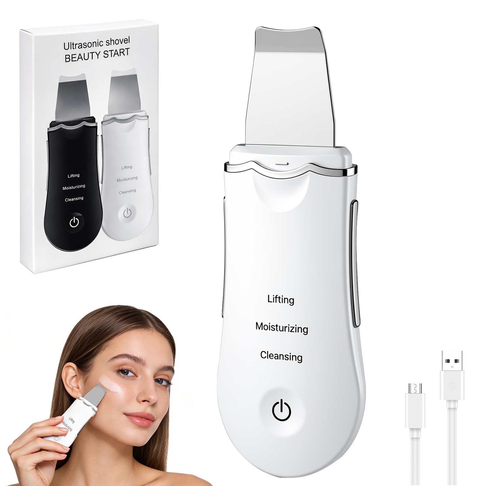 Face Scrubber, Skin Spatula For Pore Cleansing And Exfoliation