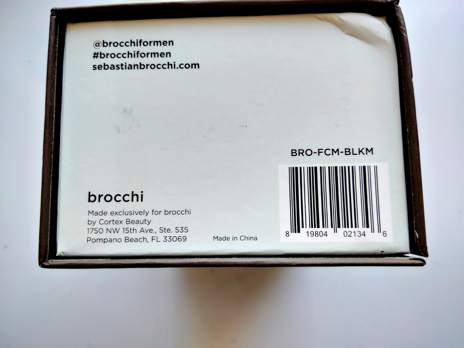 brocchi Mens Deep Cleaning Facial Brush System Black 2 Speed 2 Heads NEW