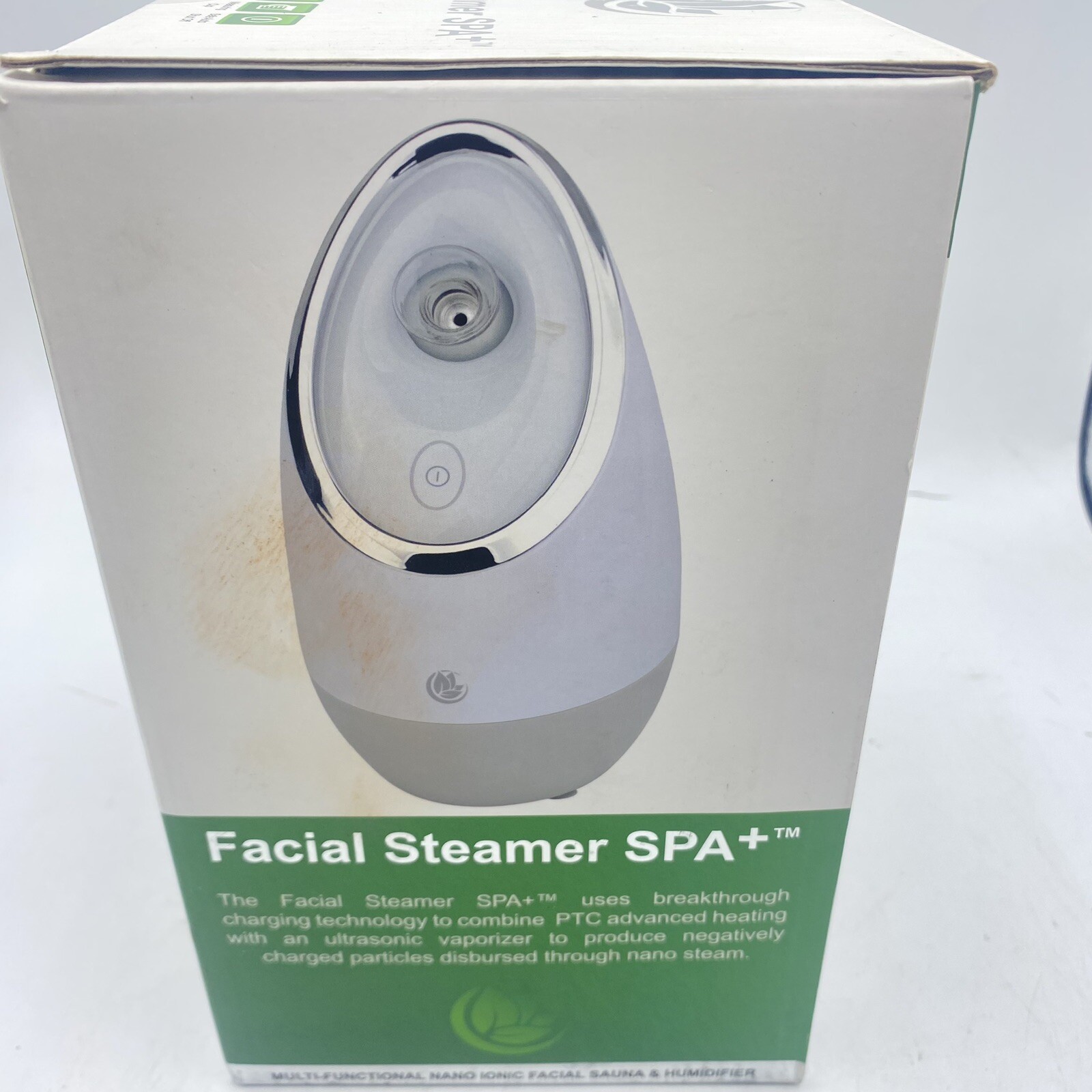 Facial Steamer SPA+ Microderm GLO Nano Ionic Facial Sauna & Humidifier Portable