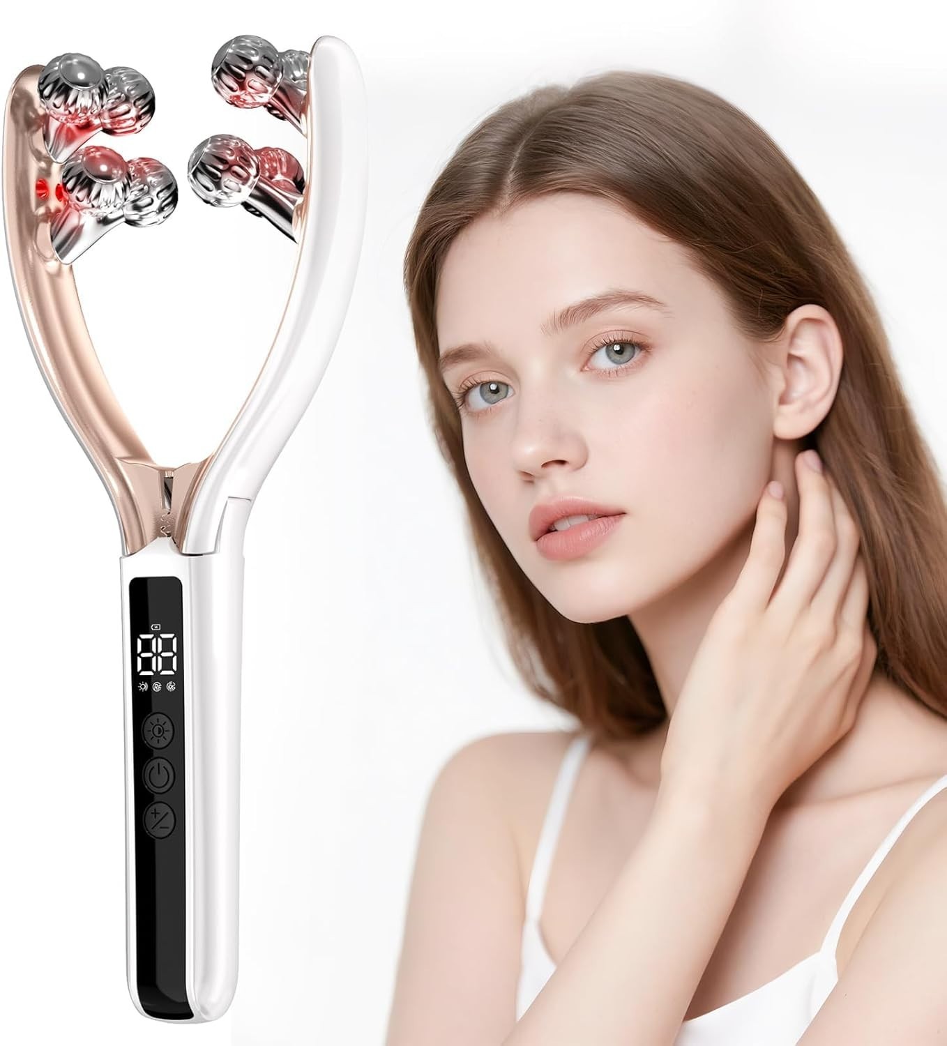 Facial Massager Face and Neck Shaper & Slimmer for Women Korean Skin Care #3089J